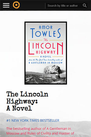 Readsmonia website responsive mobile